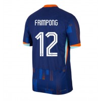 Maglie da calcio Olanda Jeremie Frimpong #12 Seconda Maglia Europei 2024 Manica Corta